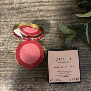 GUCCI Blush De Beauté Cheeks and Eyes 11 INTENSE RUBY 2024 Limited Edition NIB